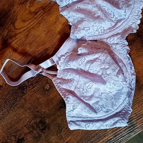 NWOT Sexy Lilac Lace Auden Multiple sizes Feminine unpadded underwire Bra - Picture 2 of 11
